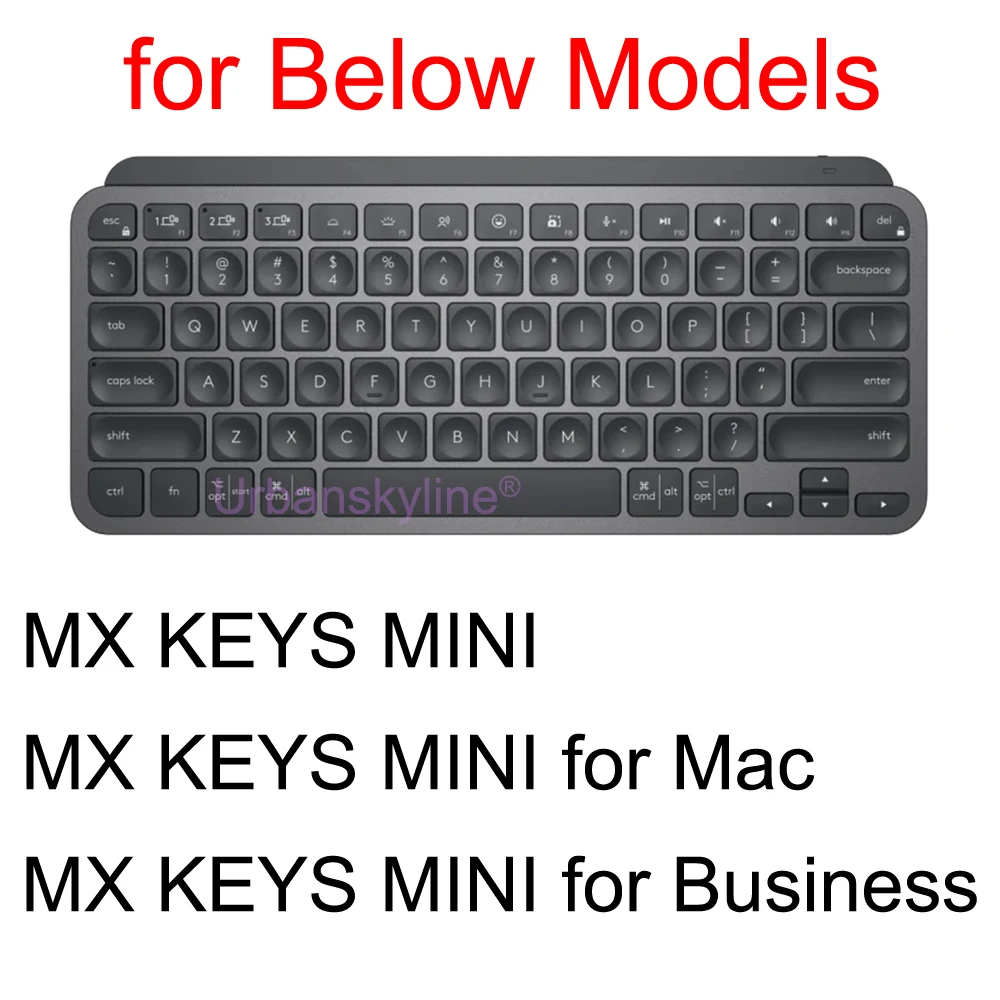 for MX KEYS MINI Keyboard Cover for Logitech MX KEYS MINI for Mac Business Protector Skin Case Silicone Accessory TPU 2021