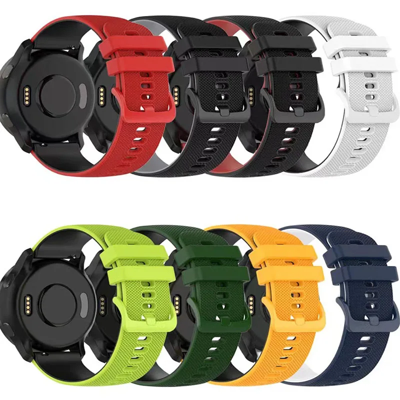 

20mm Silicone Watchband For Samsung Galaxy Watch 5/4 44mm 40mm/Galaxy4 classic 42mm 46mm Stra For Galaxy Watch 5 Pro 45mm Strap