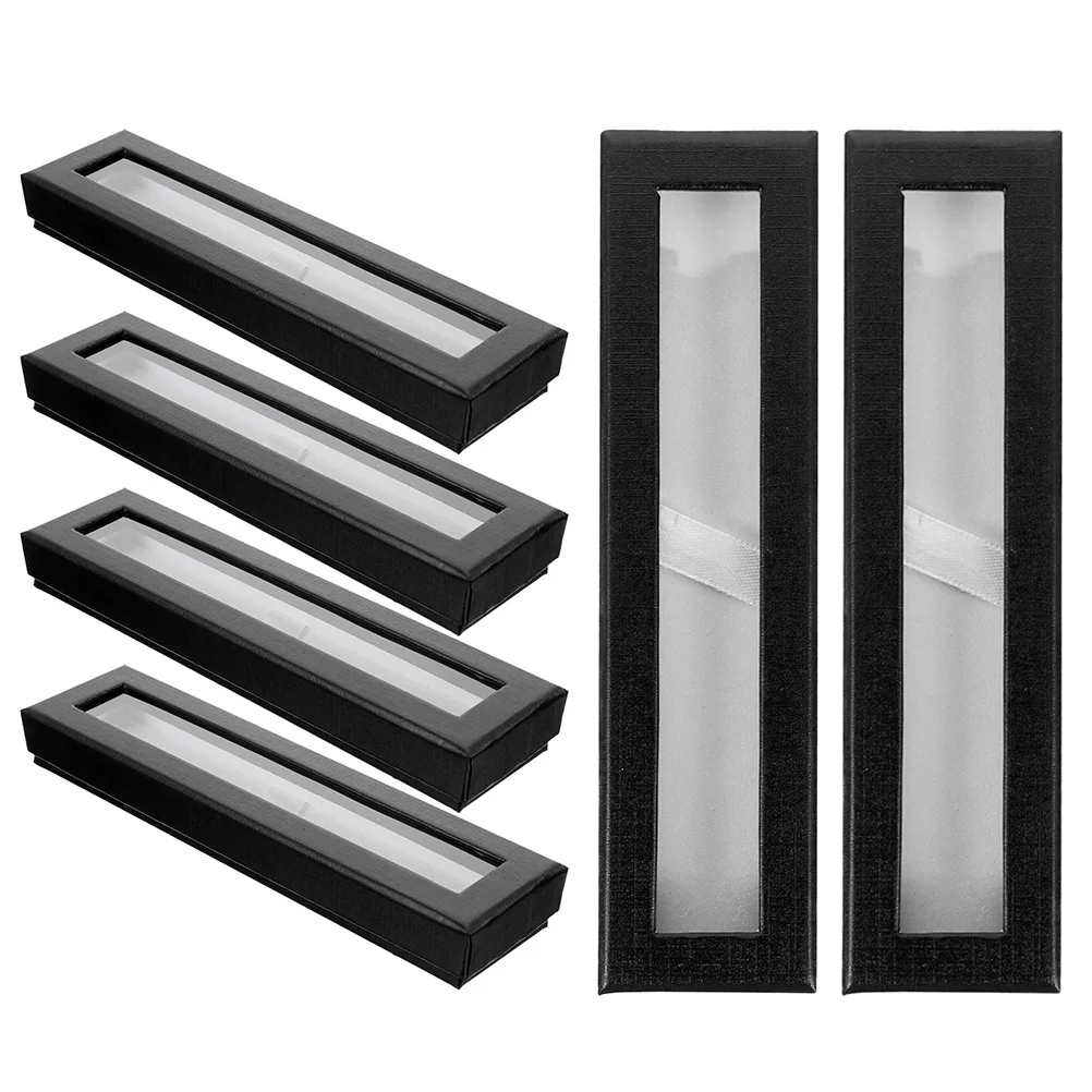 

6 Pcs Heaven and Earth Cover Pen Case Pens Present Cases Paper Fountain Holder Display Pencil Empty Organizer