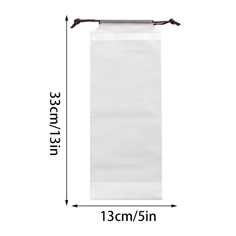 Portable Umbrella Cover Bag with Drawstring Reusable Matte Translucent Eva Material Umbrella Drip-Proof Organizer 2/4 Pcs