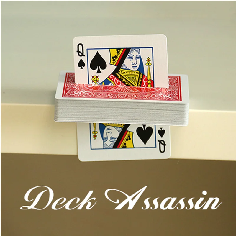 

Deck Assassin Magic Tricks Signed Card Pass Through Deck Magia Magician Close Up Street Illusions Gimmicks Mentalism Props