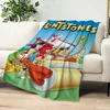 Cartoon The F-Flintstones Blanket Skin friendly comfort warm soft plush blanket suitable sofa living room office bedroom 2