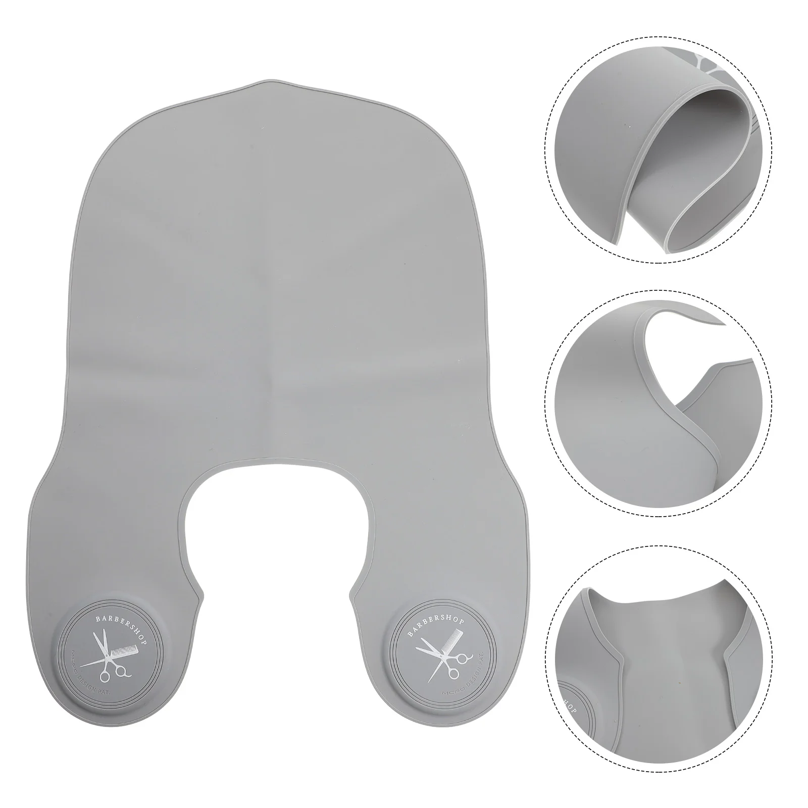 

Silicone Cape For Hair Cutting Salon Hair Dye Collar Barber Grooming Smock Hairdressing Shampoo Shawl Beard Aprons Hair Perming