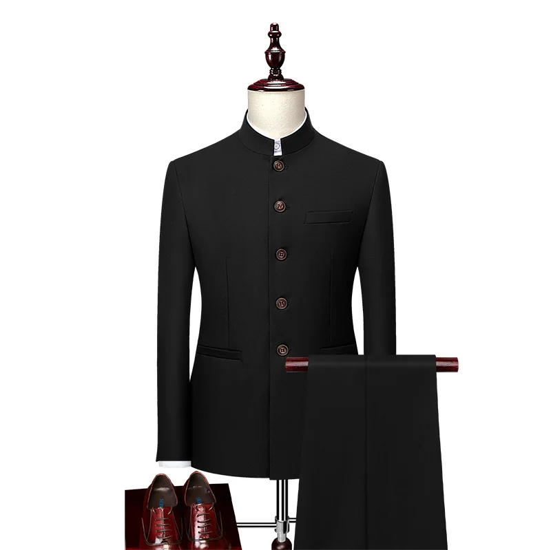 

Custom Made Groom Wedding Dress Blazer Pants Business High-end Classic Dress Trousers ZHA05-97999