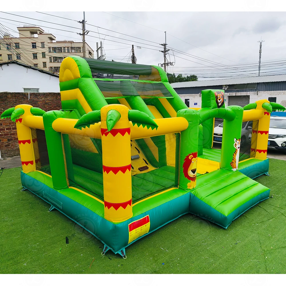 Commercial Grade Inflatable Bounce House;Obstacle Forest;Inflatable Game;Inflatable Bouncy Jumping Castle;6*5*4.5m