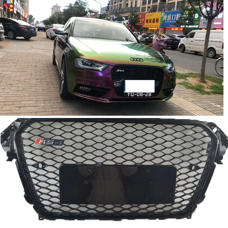 

For 2013-2016 Audi A4L Grille B8.5RS4 Non-standard Grille Front Bumper Heat Dissipation Mesh RS4 Non-standard Grille