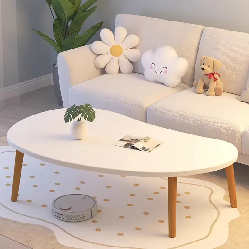 

Wood Simple Coffee Tables Modern Design Home White Side Table Nordic Minimalist Living Room Mesa Auxiliar Salon Decoration