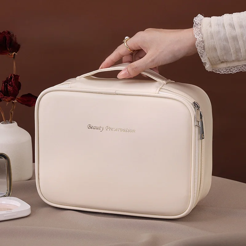 New Fashion Women's Cosmetic Bag Portable Storage Bag Large Capacity Luxury Makeup Bag Travel Organizer Essentials Toiletry Bags - 5