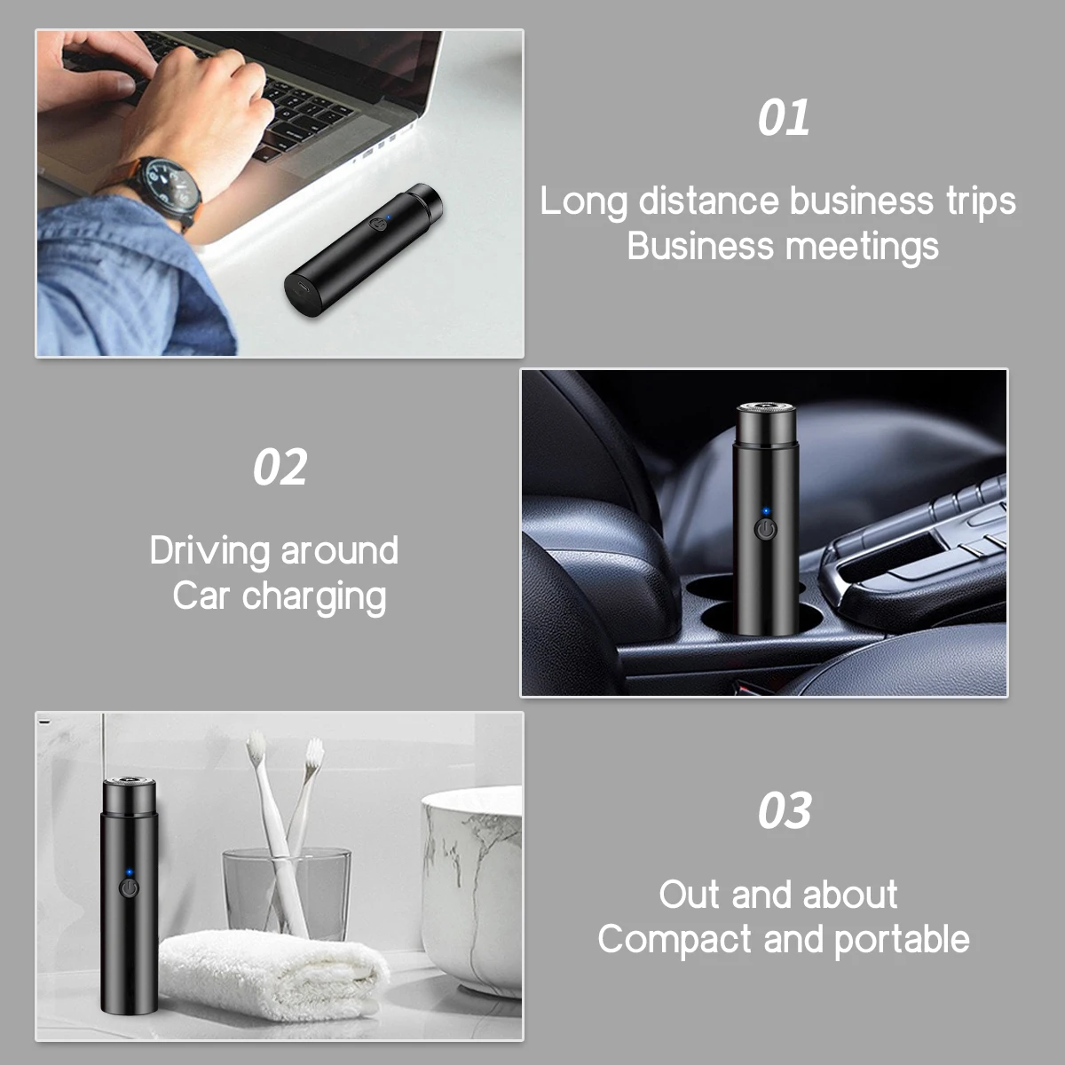 Portable USB Charging Hair Trimmer for Home Use