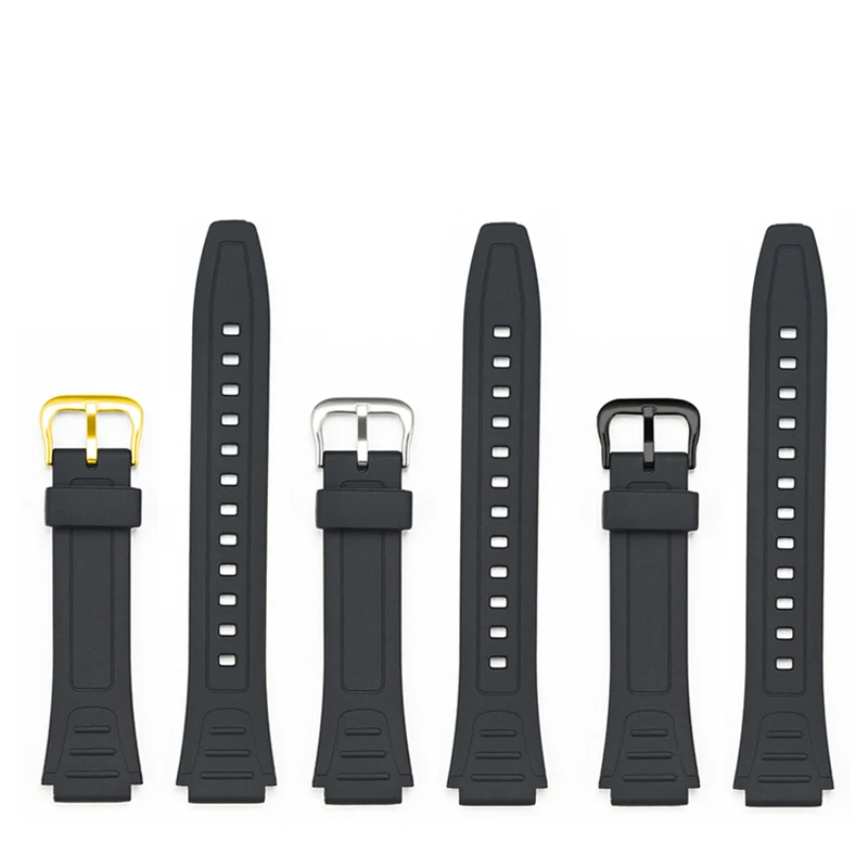 Replacement Resin Strap For Casio F-91W Watch – Includes 18mm Pins, Black