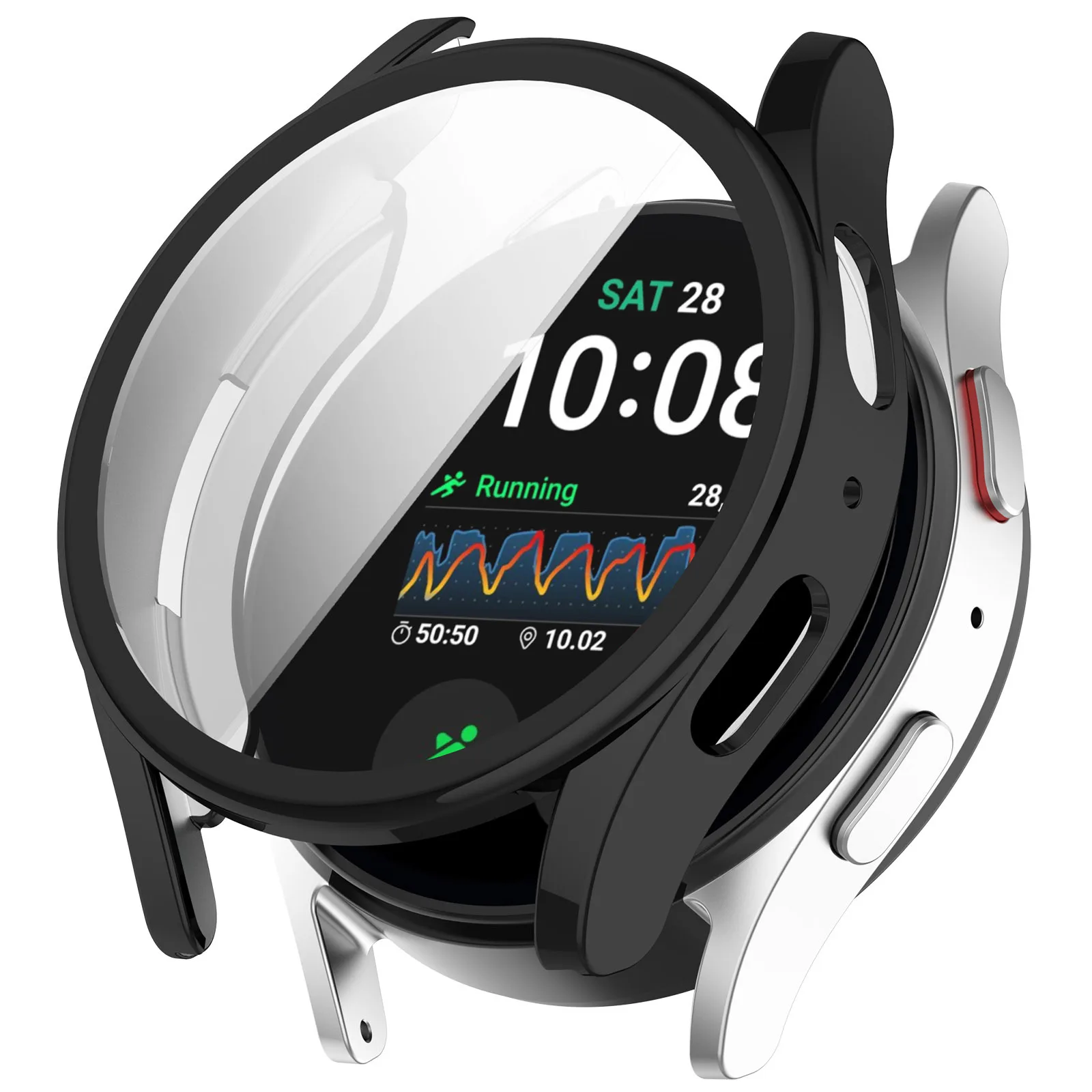 Enhanced Screen Protector Full Cover Case for Smartwatches - Soft TPU Protective Accessories