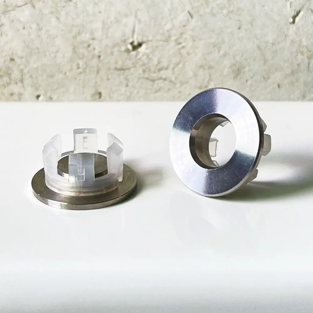 Stainless Steel Sink Overflow Cover Round Replacement