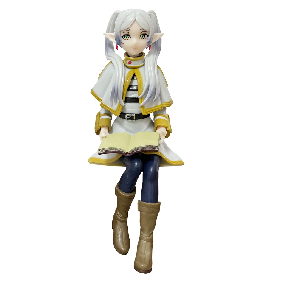 Frieren Q-Version Magician Elf Figurine - PVC Anime Character Ornament Toy Gift