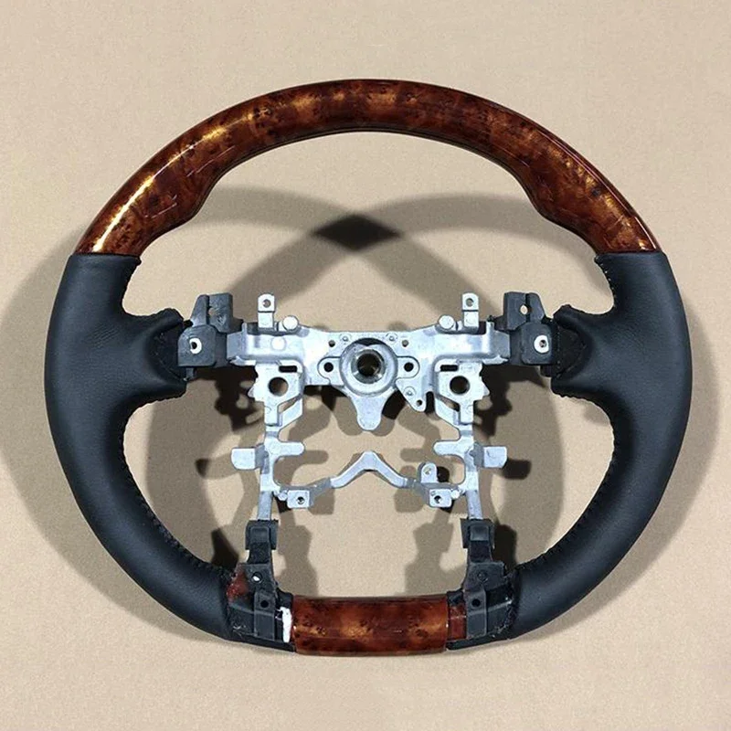 

Walnut ABS and Microfiber Leather Steering Wheel for Toyota Prius 2009-2014 Modified Car Steering Wheel Car-styling