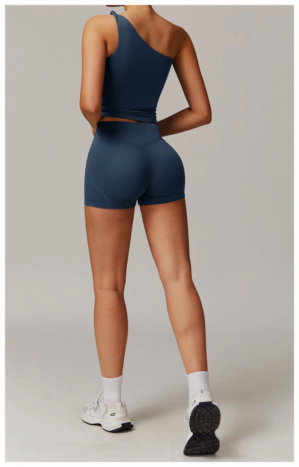 2025 New Yoga Shorts For Women High Waist Lift Sports Outerwear Running Workout Shorts 9152