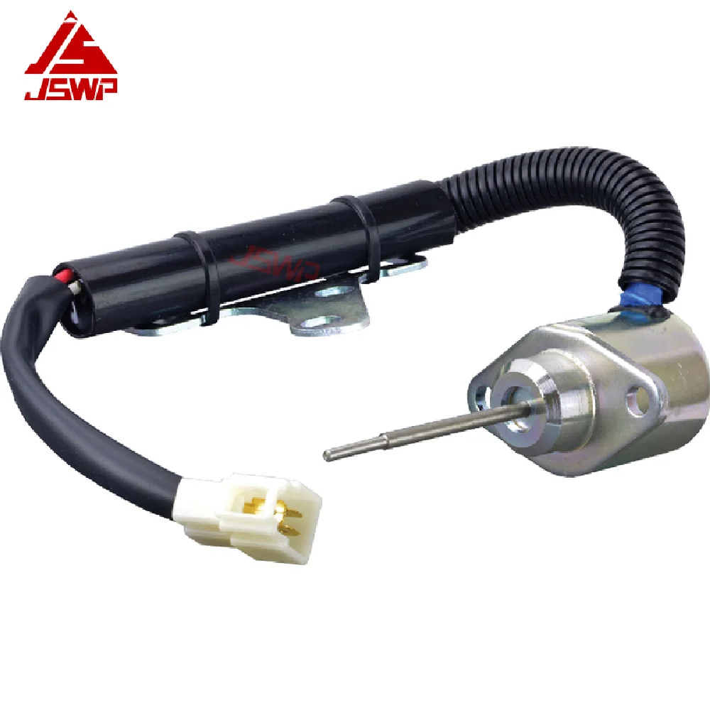 Jswp Solarhome Elettrovalvola A Solenoide Di Arresto Muslimexmuslimah Compatibile Con L'Escavatore Kubota Kx41 Kx41-3