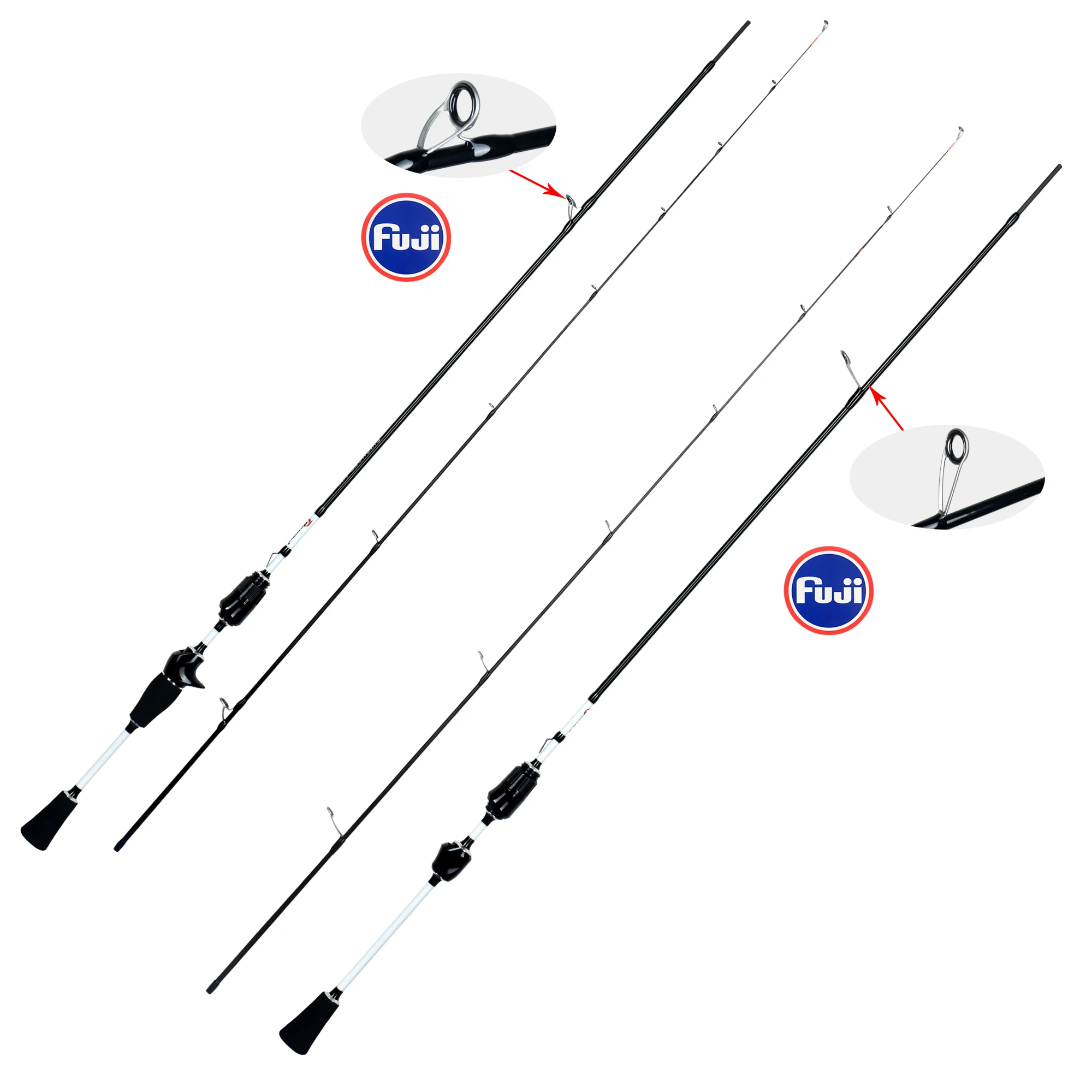 BIUTIFU Ultralight Trout Lure Rod 1.8–1.92m T800 Carbon 5