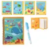 Magical Book Water Montessori Toys Reusable Coloring Book Magic Water Drawing Book Painting Drawing Toys Sensory Early Education 5