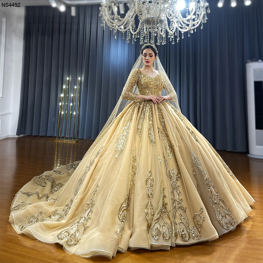 Designer wedding wear gown for girls| shop now online with our video call  service | Gowns for girls, Princess ball gowns, Girls frock design