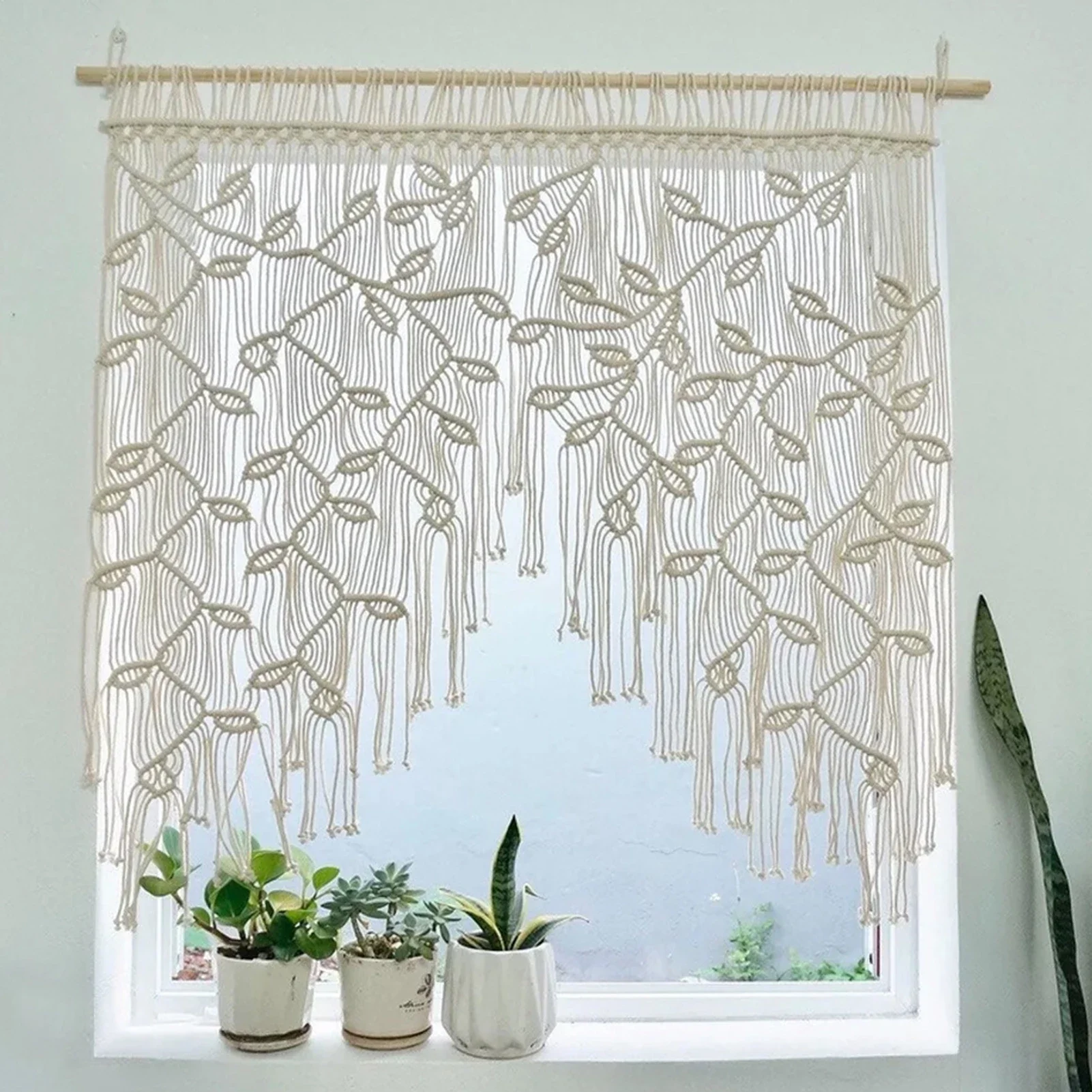 Heavy Design Handmade Macrame Curtain, Wall Hanging Modern