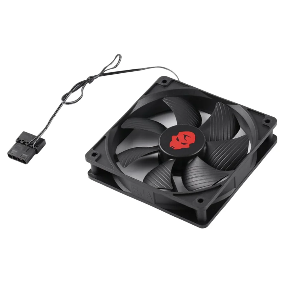 고속 데스크탑 섀시 선풍기, 12cm 빅 4 핀, 12V 컴퓨터 케이스 라디에이터 쿨러, 클래식 PC 데스크탑 노트북 액세서리 용품