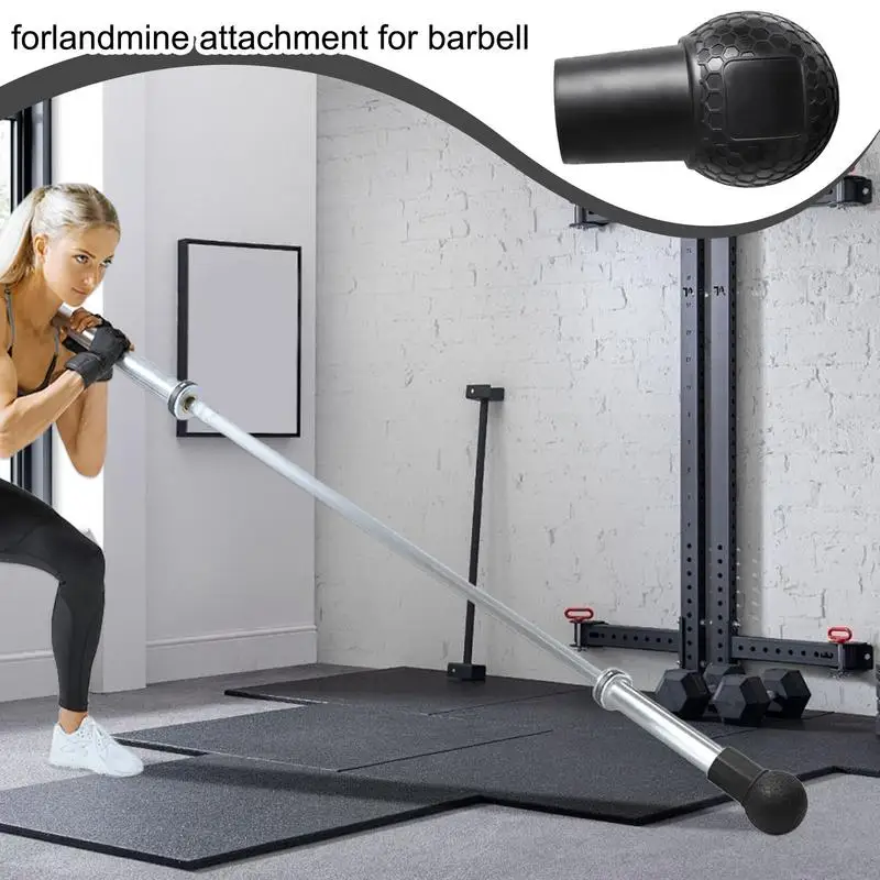Land Mine Attachment Gym Accessories for Press Wear-resistant Rubber Barbell Land Mine Attachment for Body Strength Training