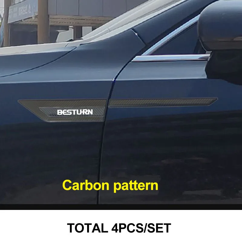

4 шт./набор, декоративные наклейки для автомобиля FAW BESTURN T99 T77 T55