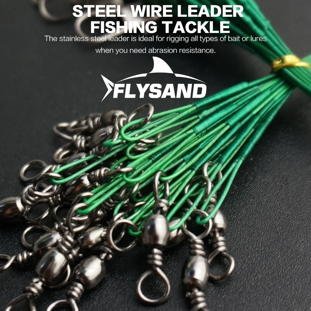 FLYSAND Fishing Wire Leaders Stainless Steel 2