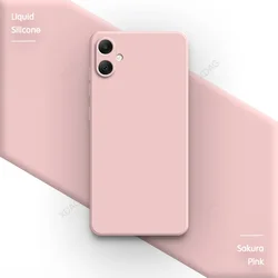Premium Liquid Silicone Soft Phone Case - Original Design, Enhanced Protection for Samsung A06 4G (Sakura Pink)