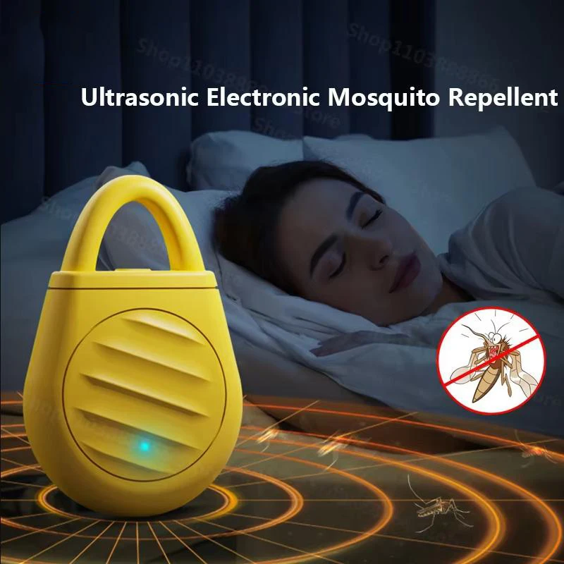 Rechargeable Electronic Ultrasonic Mosquito Repeller