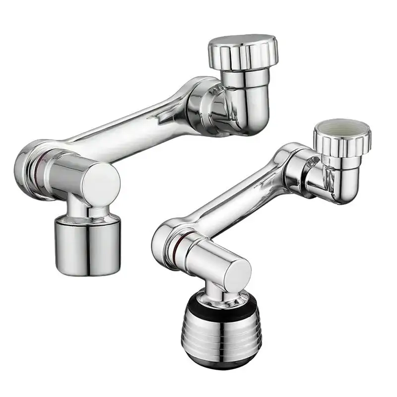 1080-Degree Bathroom Faucet Extender Robotic Arm Faucet Sprayer Universal Rotating Tap Nozzle Multifunctional Faucet Attachment 2