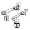 1080-Degree Bathroom Faucet Extender Robotic Arm Faucet Sprayer Universal Rotating Tap Nozzle Multifunctional Faucet Attachment 2
