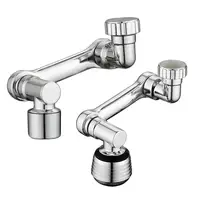 1080-Degree Bathroom Faucet Extender Robotic Arm Faucet Sprayer Universal Rotating Tap Nozzle Multifunctional Faucet Attachment 2