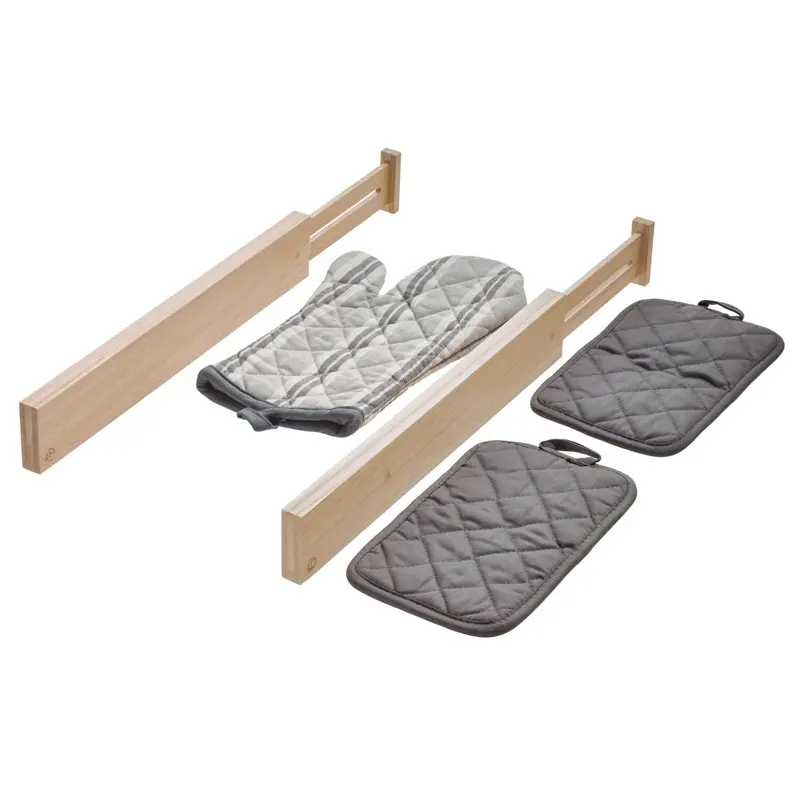 

Expandable Wood Drawer Organizer, Natural, 2 Count