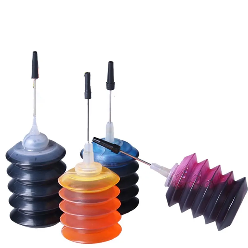 Einkshop 데스크탑 잉크젯 프린터용 리필 잉크 키트, HP 301 302 304 305 664 123 650 667 잉크 카트리지, 30ml
