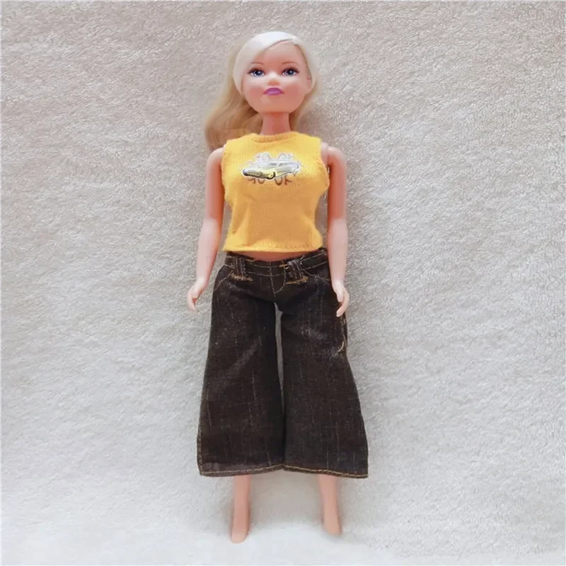 3Pcs/lot Original Jeans Pants for 1/6 Scale Barbia Trousers Doll New Fashion [Doll&Shoes Not Included]boy Girl Toy Accessory 6