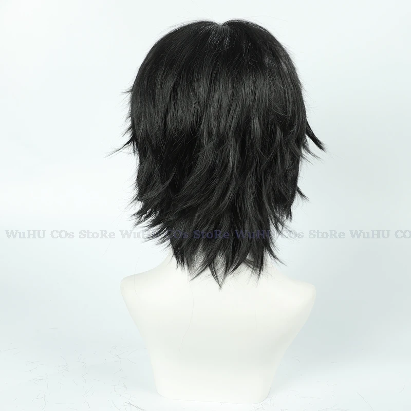 Husk Cosplay Costume Uniform Hazbin Cosplay Hotel Husk Halloween Party Cosplay Costume Black Outfits With Hat Ears Eyebrows Prop 14