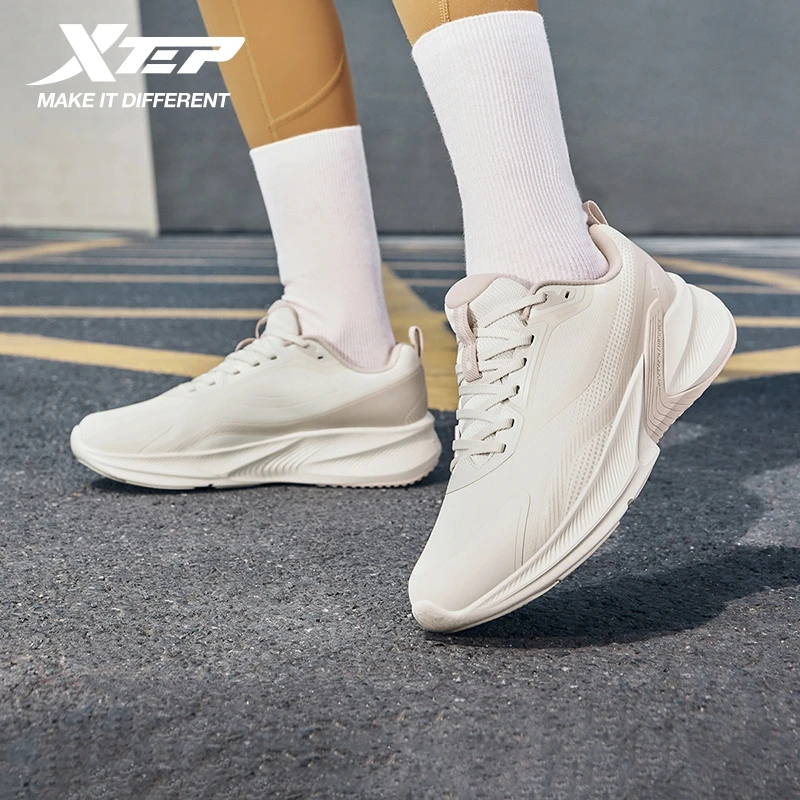 Xtep Running Shoes For Women 2025 Winter Shock Absorption Comfortable Wear-Resistant Breathable Stability Sneakers