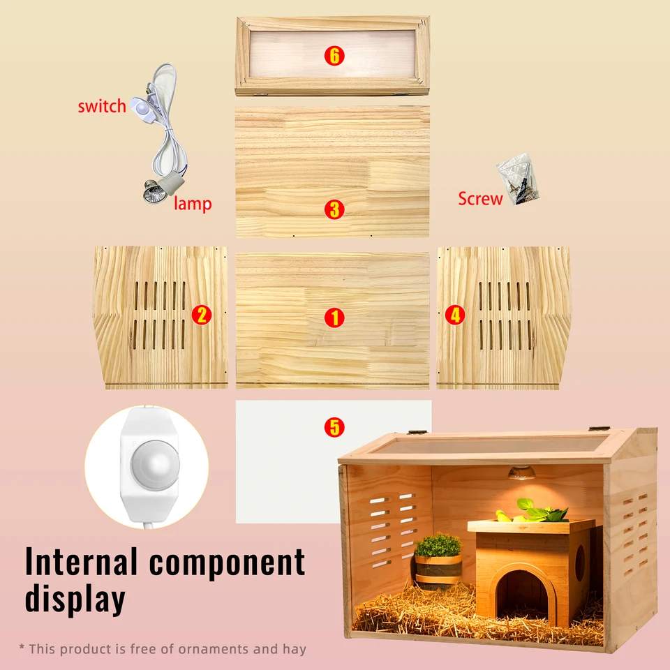 Small Pet Insulation Feeding Box for Mice Reptiles