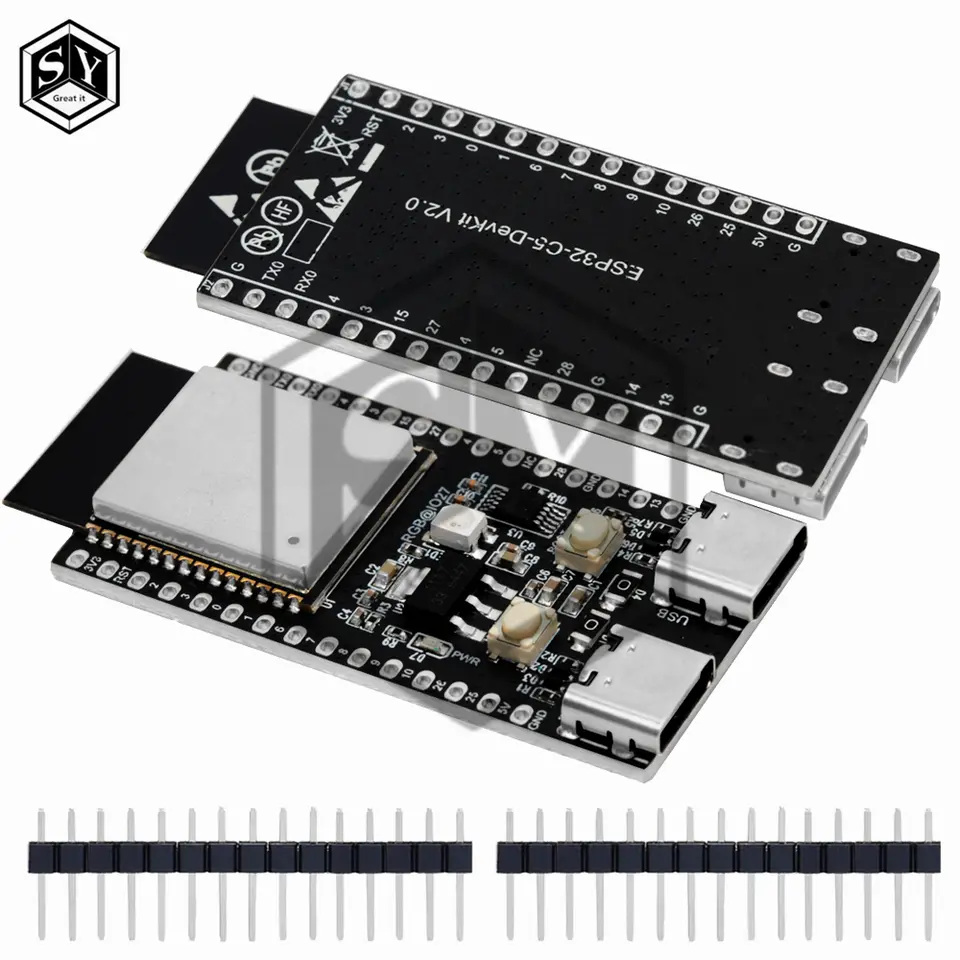 ESP32-C5-DevKitC-1 Development Board With Dual-Band 2.4G/5G WiFi+Bluetooth ESP32-C5 TYPE-C Module image 6