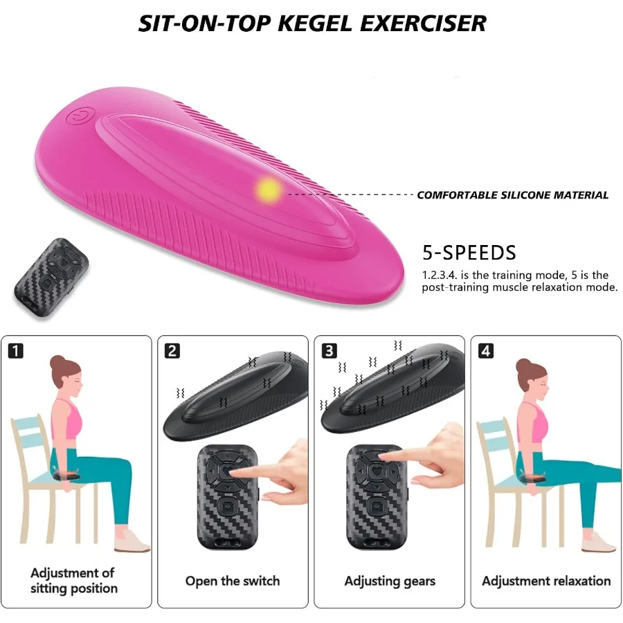 Kegel Exerciser for Tightening&Strengthening Muscle Control Training, Suitable for Both Men and Women, Muscle Endurance Recovery