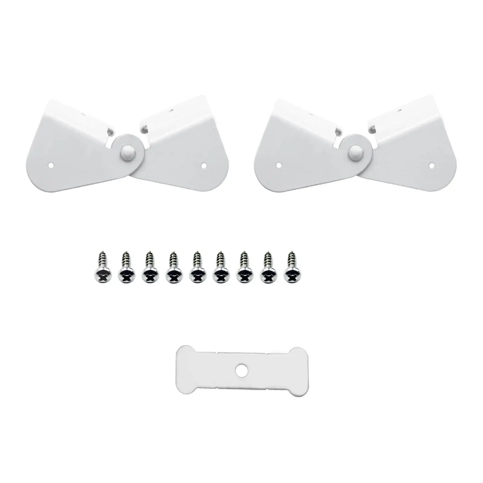 2x Gutter Extension Hinge Downspout Extension Replacement Practical for Rectangle Downspout Gutter Flip up Hinges