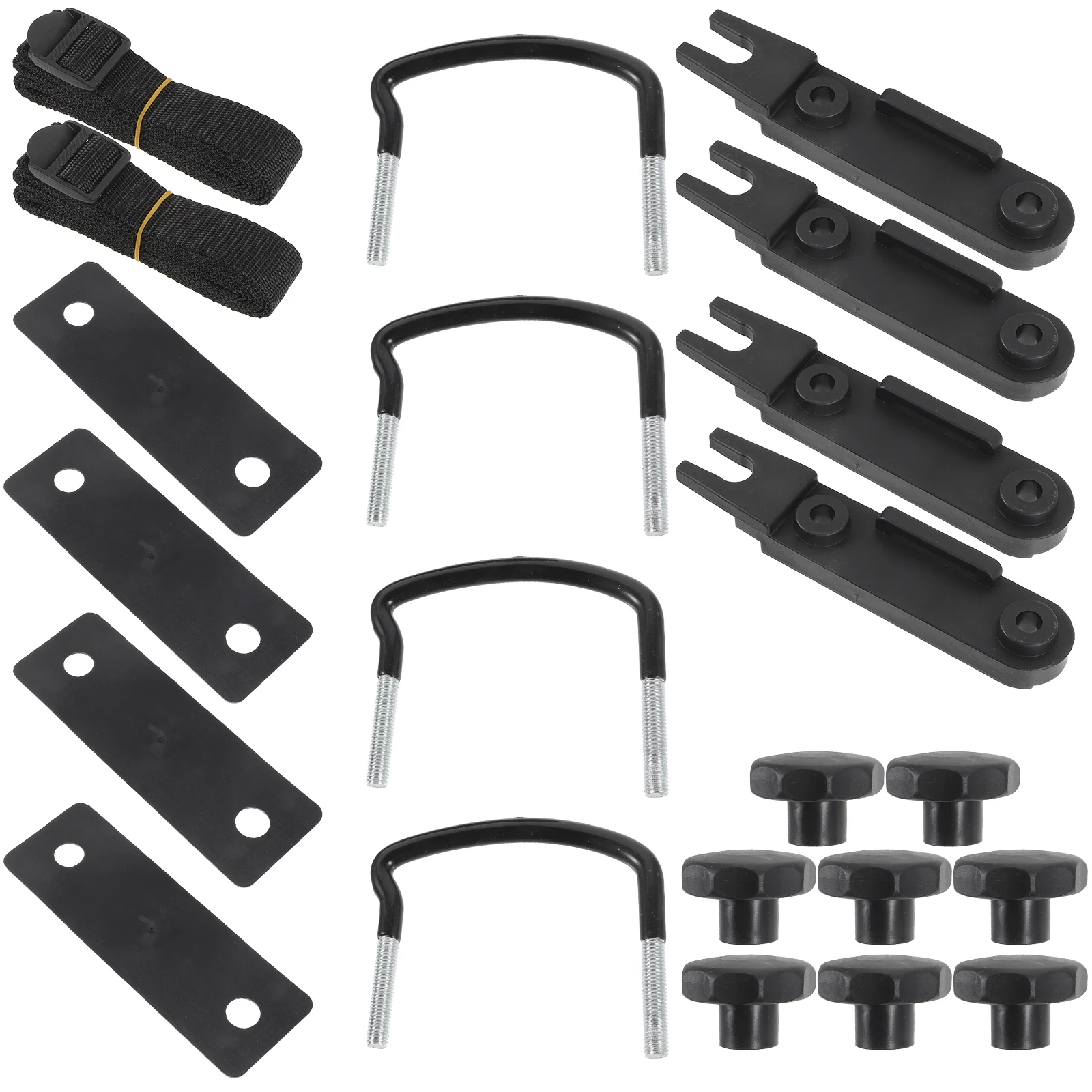 

Luggage Rack Clips Roof Mounting Brackets Universal Van Fitting Metal Clamps Lock Nuts