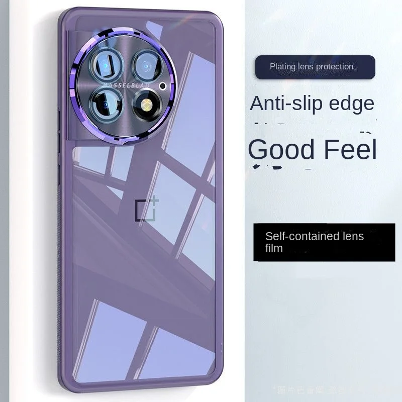Transparent Soft TPU Phone Case with Lens Protection - Enhanced Back Cover Design