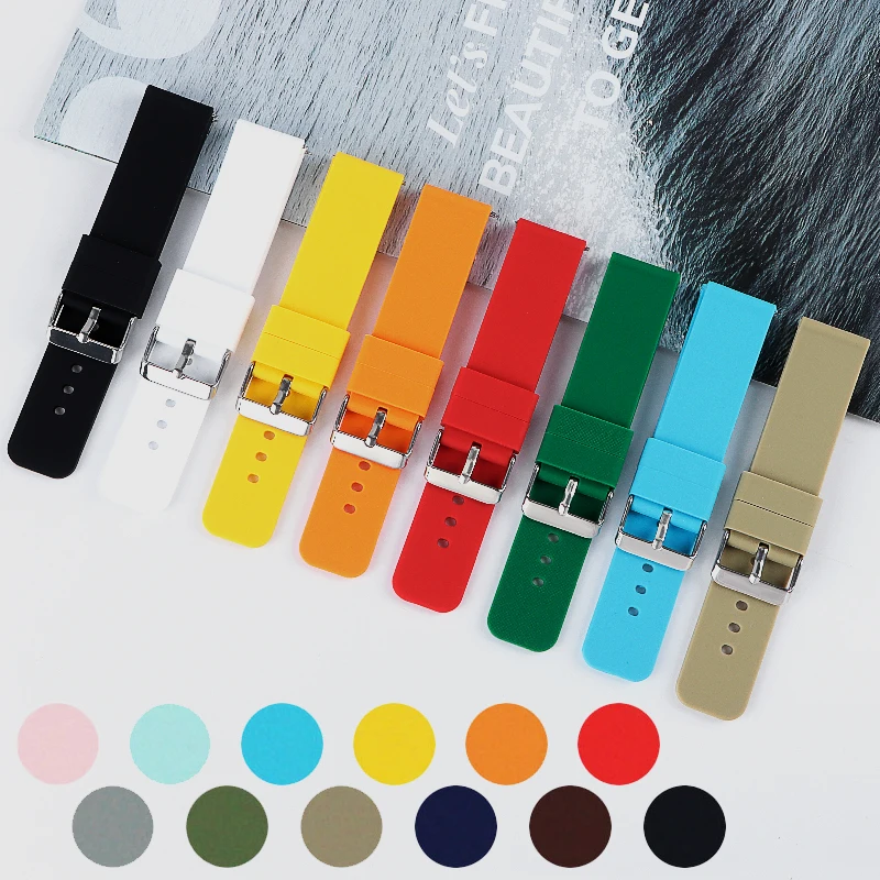 Trendy Urethane Watch Wristband T49759_K0037452 main image 0