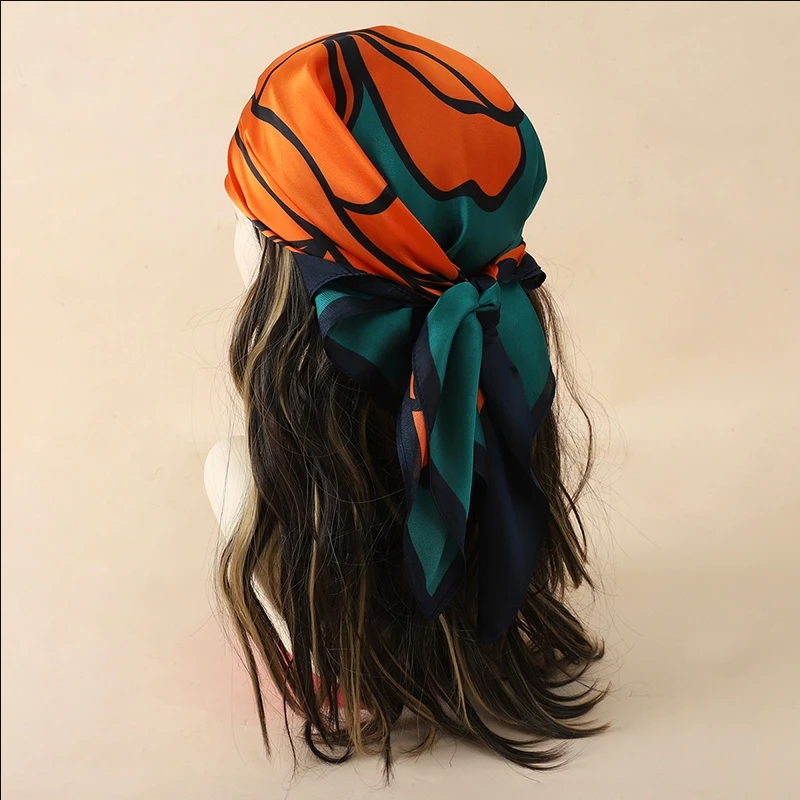 2 Sciarpe Rosse Da Donna Sciarpa Testa Retro Anni 1940 Fascia Bandana Di Arco Nero Boho Fascia - Foto 10