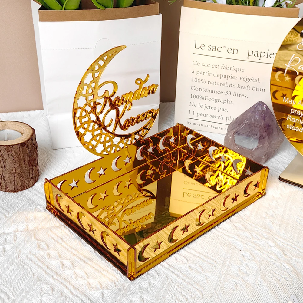

Поднос для десертов Eid Mubarak, поднос для тарелок для исламского мусульманского фестиваля, конфеты, посуда для хранения фруктов