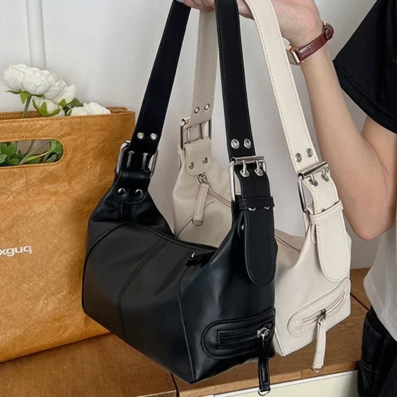 YDSIII Vegan Leather Shoulder Bag – Y2K Style, 2 Removable Straps, Women’s Going Out Purse - View #5