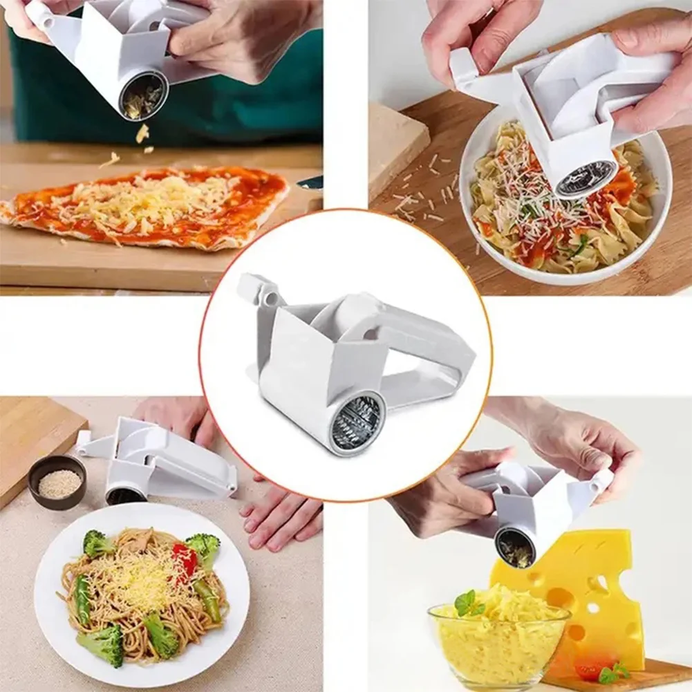 Cheese Grater Kitchen Grater 3in1 Hand Crank Cheese Grater