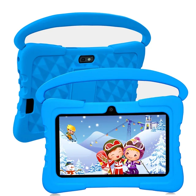 New 5G WiFi 7 Inch Kids Tablets Android 13 Quad Core 4GB RAM 64GB ROM 4000mAh Bluetooth Children's Gift Kids Software Tablet Pc